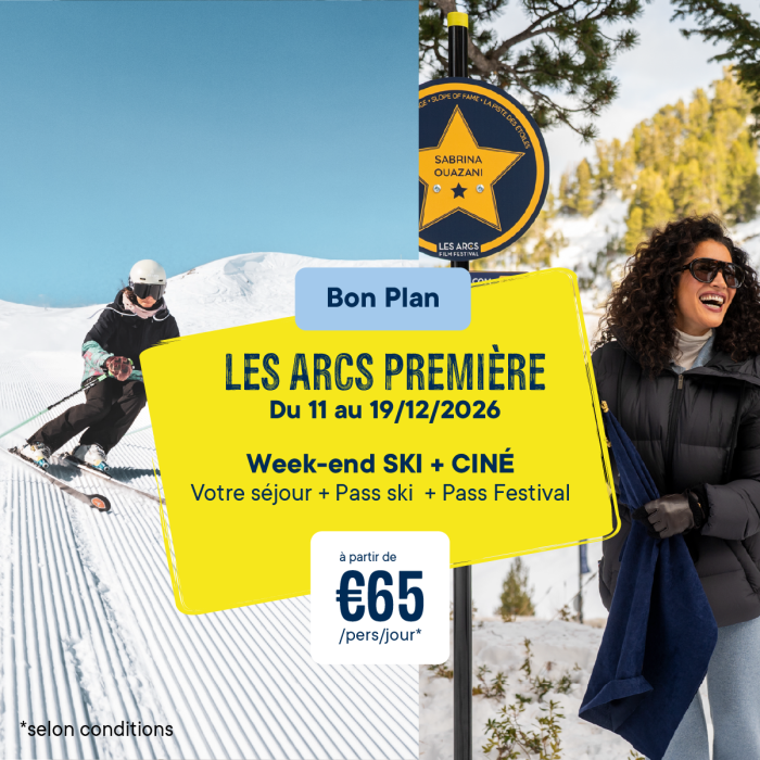 Les Arcs Premiere : Bon plan ski et cinéma aux Arcs 