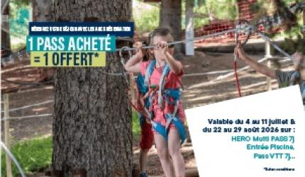 Le bon plan de votre été aux Arcs : 1 pass acheté = 1 offert