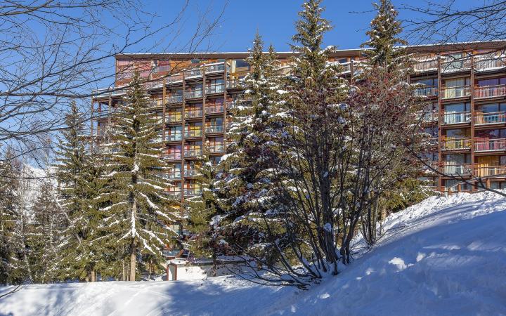 Résidence Belles Challles façade côté pistes